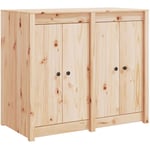 Vidaxl - Armoire de cuisine d'extérieur bois de pin massif Pin naturel