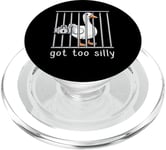 Got Too Silly Funny Goose Meme for Family Holidays Funny PopSockets PopGrip pour MagSafe