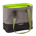 Cloer 810-14 Sac à lunch pouvant contenir jusqu'à 3 boîtes à lunch, fonction isolante, logo réfléchissant, polyester, vert, 9 litres