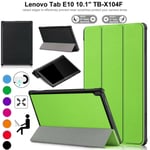 For Lenovo Tab E10 Tb-x104f Leather Case Magnetic Stand Slim Book Smart Cover