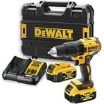 Perceuse visseuse XR 18V 4Ah T-STAK - DEWALT - DCD777M2T - Sans fil - Visseuse - 2 batteries