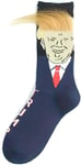 Donald Trump Comedy Joke Socks Make America Great Again MAGA Funny Gift Blue