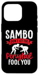 iPhone 16 Pro Sambo Girl Female Wrestler Training Sambo Wrestling Case