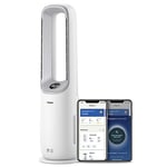 PHILIPS Air Performer 2-in-1: Purifier & Cooling Fan – Cleans 70m², Removes 99.97% of Allergens and Pollutants. HEPA Filter, Smart Sensors, Alexa, App. Quiet & Energy Efficient (AMF765/30)