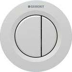 GEBERIT Typ 01 fjärrkontroll 2 flush pneu/väggplast Lätt att rengöra