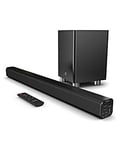 Majority K2 2.1ch 150W Soundbar with Wireless Subwoofer