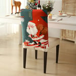 Jul Xmas Bankett Stol cover Santa Party Matsal Seat A8 one size A8 one size