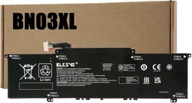 BN03XL L77034-005 Batterie pour HP Envy X360 Convertible 15-ee0002nf 13-ay0xxx 13-bd0055ng 13-ba1287nf 15-es0xxx 15-eu0xxx 13-ba 13-ay 13-BD 15-EE 15-Ed 15-ES 15-EU PC Portable