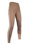 HKM Legging d'équitation Glorenza - en Silicone - 2900 - Taupe - 32/34