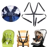 Pram Buggy Baby High Chair Seat Belts 5 Point Harness For Stroller Safe Belt