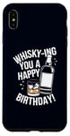 Coque pour iPhone XS Max Whisky-Ing You A Happy Birthday! Jeu de mots à boire de l'alcool