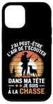 Coque pour iPhone 12/12 Pro Cadeau idée Drôle Chasseur Homme Chasseur Humour Chasse