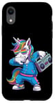 iPhone XR Unicorn in the 80s with Cassette Recorder Case