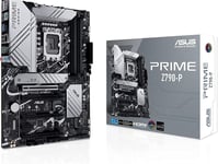 Prime Z790-P Lga 1700 (Intel® 13E Et 12E Générations) Atx Carte Mère (Pcie 5.0, Ddr5, 14+1 Power Stages, 3X M.2, Wifi 6, Bluetooth V5.2, Lan 2,5 Go, Panneau Avant Usb 3.2 Gen 2 Type-C®,