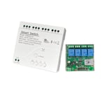 1X( WiFi Bluetooth Switch Relay Module 85-250V on Off Controller 4CH 2.4G
