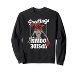 Stranger Things Christmas Demogorgon Upside Down Greetings Sweatshirt