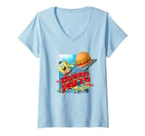 Womens The SpongeBob SquarePants Movie Krabby Patty Poster V-Neck T-Shirt