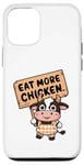 Coque pour iPhone 13 manger plus de poulet