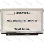 B116XAT02.2 11.6" HD for Dell Chromebook 3120 LCD Touch Screen with Digitizer