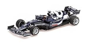 MINICHAMPS 1/43 Scuderia Alphatauri Honda AT2-Y. Tsunoda-Azerbaijan GP 2021 Voiture Miniature de Collection, 417210722, Black/White