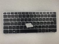 HP EliteBook 720 725 820 828 G3 G4 826631-FP1 Arabic French Layout Keyboard NEW