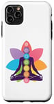 Coque pour iPhone 11 Pro Max Amour Yoga Spiritualité Méditation Sept Chakras Spirituel