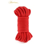Corde de Bondage rouge en Coton 10m Fetish BDSM - Sweet Caress
