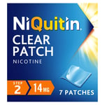 NIQUITIN STEP 2 14MG - 7 CLEAR PATCHES