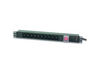 Rack Power Strip 1U 10X C13 Socket C14 Plug For Ups