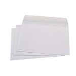 - Enveloppe blanche C5 162 x 229 mm 80g sans fenêtre bande autoadhésive paquet 500 unités