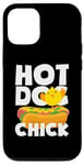 iPhone 12/12 Pro Hot Dog Chick Funny Food Humor Design Case