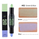 Concealer Stick Contour Colorized Pen Face Foundation Green&blue