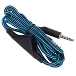 Câble audio de remplacement, fil de contrôle du volume en ligne et sans cordon de commande de sourdine en ligne pour casque de jeu Astro A10 A40TR (contrôle du volume bleu)
