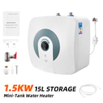 15L Electric Tankless Instant Hot Water Heater Under Sink Tap Kitchen Bathroom