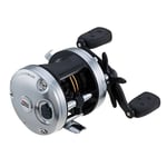 Abu Garcia Ambassadeur C3 Round Reel, Fishing Reel, Round Baitcast Reels, Conventional Fishing, Unisex, Silver, 5500 | Left Hand