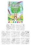 12 Mini Easter Colour by numbers Colouring Books Kids Girls Party Bag Fillers