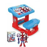 Chicos- Bureau Spidey - Bureau pour Enfants avec Une Grande Surface de Travail et des Compartiments de Rangement, Comprend 5 Illustrations Spidey, à partir de 24 Mois (51063)