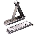 2 In 1 Pocket Tool Bottle Opener Toe Nail Clippers Cutter Key Ch Silver
