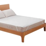 Night Alèse protège matelas imperméable avec coins élastiques 140X190 cm