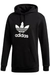 New Mens Adidas DT7964  Trefoil Sweatshirt Hoody Black Size S