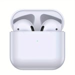 Earpods Pro 5 Trådlösa Bluetooth Hörlurar Headset med Byt namn på GPS-stöd Ios/android Vit 4.4*4.5*2.1cm