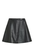 Vimathy Hw Pu Mini Skater Skirt/Ka Black Vila