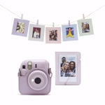 Fujifilm Instax Mini 12 Accessory Kit Lilac Purple. Veske, album og rammer