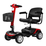 FTFTO Home Accessories Elderly Disabled Elderly Scooter Electric Four Wheeler Electric Wheelchair Folding Senior Four Wheel Electric Scooter Adult Wheelchair