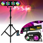 Pack Jeux Lumière Portique DJ Mooving LEDBAR-ASTRO-RC - Effet Combiné 4en1 Strobe Astro Waterwave Ibiza COMBI-FX2