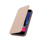 Étui iPhone SE 2022, 2020 et 8, 7, 6S, 6 Clapet Portefeuille Support rose gold