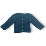 Gilet enfant Poudre Organic  Cardigan bébé Vert - 18 mois