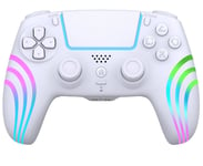 Deep Explorer Wireless Controller White PS4 / PS3 / PC