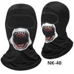 Skull Miesten Balaclava Naamio Pyöräilyhattu Aurinkovoide Kasvonsuoja Moottoripyörä Polkupyörän Päähineet Koko kasvot Bandana Hengittävä Tuulenpitävä Lippalakki