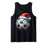 Futbol Table Soccer Table Football Christmas Hat Xmas Tank Top